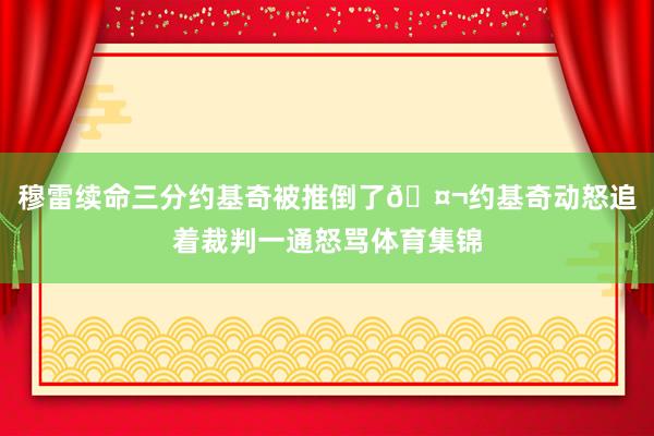 穆雷续命三分约基奇被推倒了🤬约基奇动怒追着裁判一通怒骂体育集锦